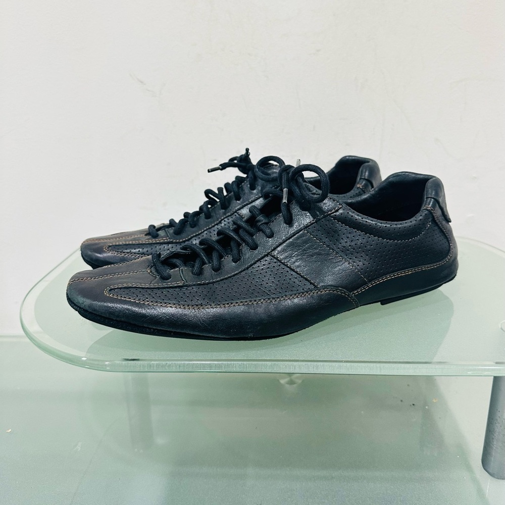 Cole Haan Rare Very Soft Black Men’s‎  Leather Sneakers Size 9M